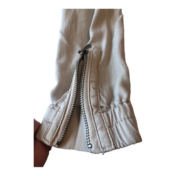 Max Jeans Utility Military Jacket Color Winter White Ivory Size XS NWOT - Picture 4 of 15